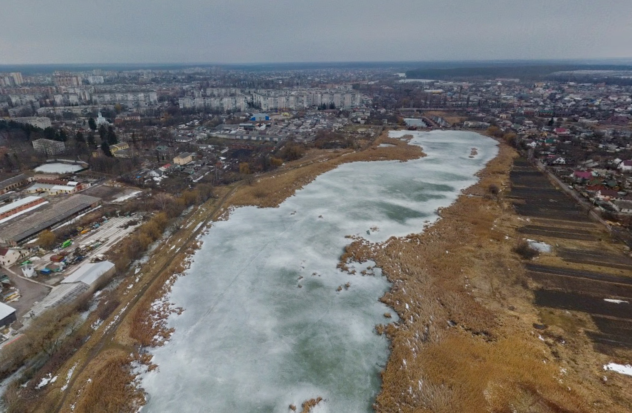 Встановлення пірсів на річці Крошенка