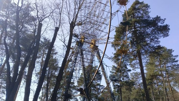 У житомирському гідропарку демонтують колесо огляду